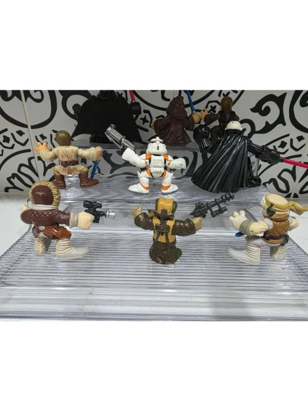Playskool Star Wars Galactic Heroes Clone Wars 2 inch figures lot